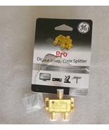 GE Pro Digital 2-Way Coaxial Splitter Golden - $148.02 MXN