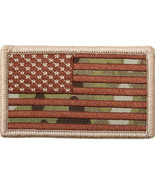 Multicam US flag Patch 3&quot;x2&quot; Inches Hook and Loop backing - £4.69 GBP
