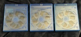 LOT OF 3 Blu-Ray 12mm Standard 2 DISC STYLE EMPTY Replacement Cases, LIK... - £7.04 GBP