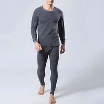 Thermal  Sets For Men Winter Thermos  Long Johns Winter Clothes Men Thick Therma - £50.32 GBP