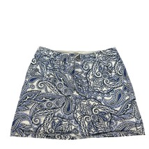 Croft &amp; Barrow Womens Classic Fit Paisley Print Stretch Skort Size 14 - $23.13