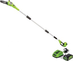 Greenworks 40V 8-Inch Cordless Pole Saw With 2Ah Battery And Charger. - £174.99 GBP