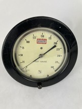 Vintage 100 PSI Pressure Gauge 6&quot; Face Steampunk 1850 ASHCROFT USA - £39.95 GBP