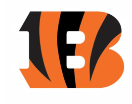 4&quot; cincinnati bengals bumper sticker decal usa made - $26.99