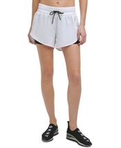 DKNY Womens SPORT Dolphin Hem Shorts, X-Large, White - £46.22 GBP