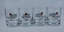 Finlandia Vodka  West Mclaren Mercedes F1 Bar Drinking Glass Finland Set of 4 - £51.24 GBP