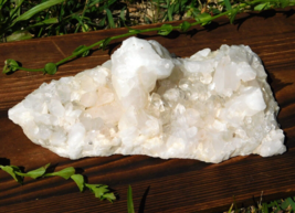 Clear Quartz Crystal Cluster 341g Arkansas for Energy Healing Display Me... - £18.79 GBP