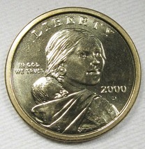 2000-D Sacagawea Dollar VCH UNC PL Coin AF68 - £13.65 GBP