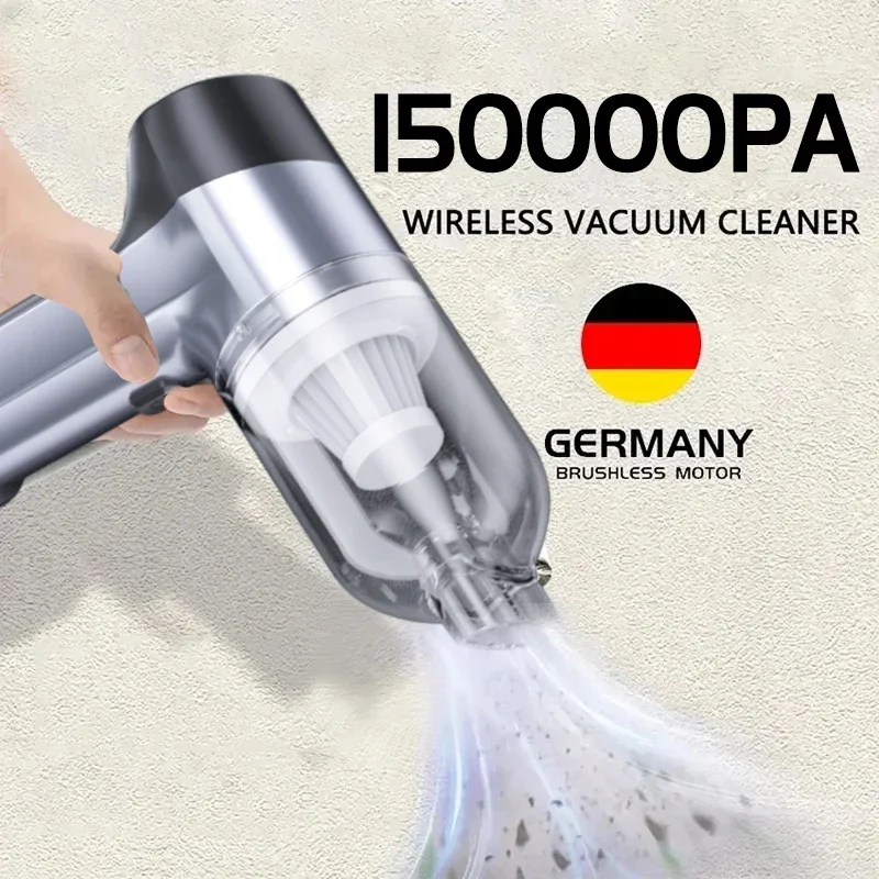 150000PA Wireless Car Vacuum Cleaner Mini Powerful  Portable Handheld for Home - £40.20 GBP+