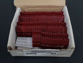 LOT OF 66 NEW DINNECTORS DN-T10RED RED TERMINAL BLOCKS 10AWG, 30A, 600V - $45.00