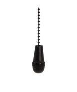12 in. Matte Black Wooden Cone Pull Chain for Ceiling Fans and Lights - €17,06 EUR