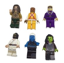 Lego Assorted Lot 6 Six Minifigures Figs Aquaman Jason Momoa Gamora Ninja Orange - £18.13 GBP