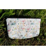 FLORAL ELEPHANT, Cosmetic Zip BAG, Boho Makeup Bag, Flamingo Gifts, Ladi... - $20.58 CAD