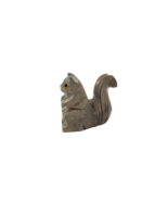 MINIATURE Hand Carved Stone Soapstone Squirrel Figurine 1 1/8&quot; - $129.55 MXN