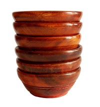 Wood Serving Bowl Simple &amp; Elegant , Wooden Serving Bowl Set of 6, Multi... - $25.28
