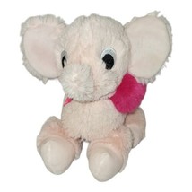 Manhattan Toy Floppies Pink Elephant Plush Stuffed Animal Big Eyes Beanie 7” - £7.97 GBP