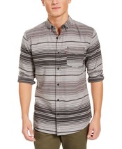 Levi&#39;s Men&#39;s Avalon Striped Flannel Shirt Caviar Grey Size 2XL - $369.20 MXN