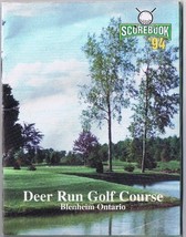 Golf Scorecard Deer Run Golf Course Blenheim Ontario - $76.20 MXN