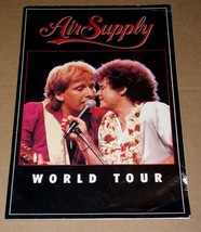 Air Supply Concert Tour Program Vintage 1983 World Tour - £18.49 GBP