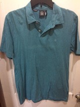 Volcom Size M Polo Shirt Light Green Teal Skateboard California Board Sp... - $20.71