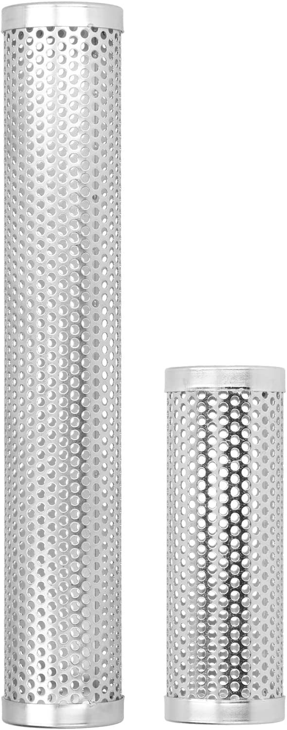 Smoker Box Cylindrical Detachable Large Capacity Fruit Wood Bbq Pellet S... - $34.99