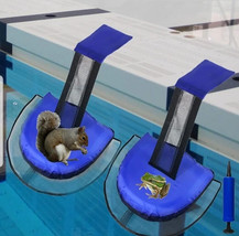 2x Animal Saving Swimming Pool Escape Ramps Floating Pad fr Frog Turtle ... - $21.73