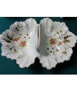 CT Carl Tielsch GERMAN POTTERY  ANTIQUE DOUBLE DISH WITH HANDLE  SERVER - $144.86 CAD
