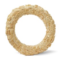 FloraCraft Straw Wreath Form 10 Inch Natural - £13.32 GBP