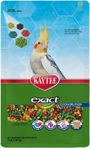 Kaytee Exact Rainbow Cockatiel Food: Premium Immunity-Supporting Diet - $33.61+