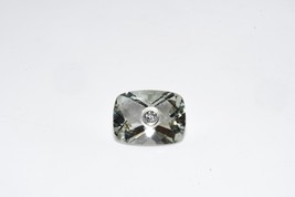 $1,000 14K 1.45CT Loose Natural Green Amethyst w/ Floating Diamonds, 8.1... - $362.05