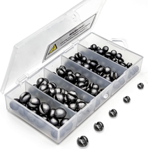 120PCS Fishing Weights Sinkers - Premium Split Shotfishing Weights Sinkers - rou - $11.65