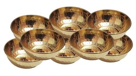 brass Serving Bowl round hammered Katori Set of 6 Pcs - 150 ml each - £36.73 GBP