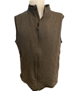 Mizzen + Main Men&#39;s Sleeveless Knit Golf Vest Gray Large - $33.24