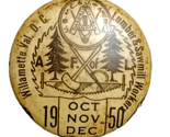 Vtg 1950 Lumber E Sawmill Lavoratori Willamette Valley Oregon Pinback Bo... - £7.32 GBP