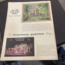 Stephen Foster Souvenir Book of Songs Piano Sheet Music Bardstown Kentucky - £7.48 GBP