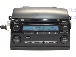 "TO1008A” 06 07 Toyota Sienna 6 Disc CD Player Radio OEM 11818 , 86120-AE053 - $106.00