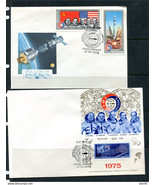 Russia USA 1975 4 Covers First Day issue cancel Apollo Soyuz mission 13358 - £11.61 GBP