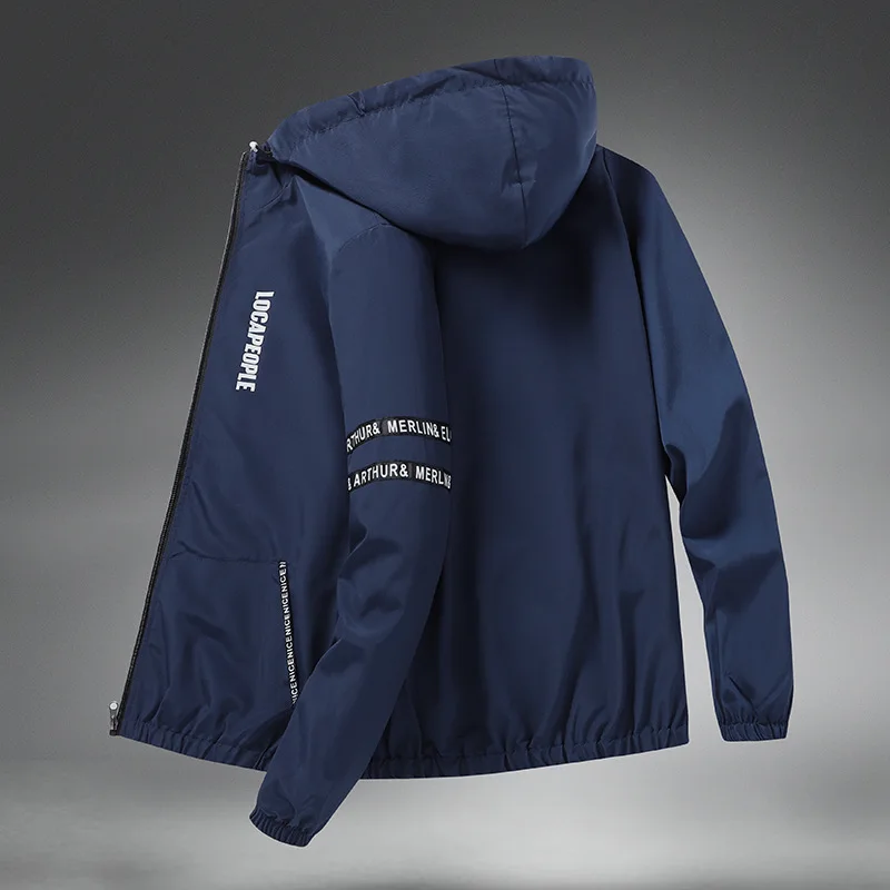 Men&#39;s Jacket   New Jackets for Men Hooded Casual Men&#39;s Windbreakers Man Jacket F - £134.19 GBP