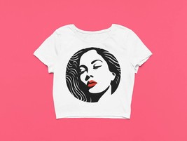 Crop Top for Women, Fresh Design, Vintage and Classic Style, white color... - $29.99+
