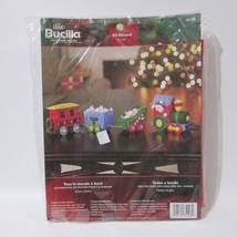 Bucilla All Aboard Felt Train Kit 85128 Engine Caboose And 2 Cars 2004 - $69.28