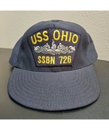 VIntage New US Navy Snapback Blue Hat USS OHIO SSBN 726 Naval Submarine USA - $599.08 MXN