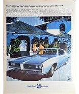 Vintage 1968 Print Ad Advertisement Pontiac Wide Track Lemans-Nostalgic - $177.14 MXN