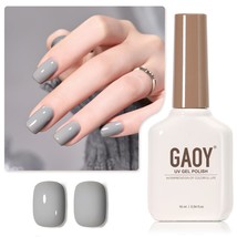 GAOY Gray Gel Nail Polish, 16ml Soak Off Gel Polish, UV Cure - £79,699.18 GBP
