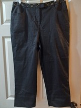 Nygard Women Black Capri Pants Size 14 - $15.99