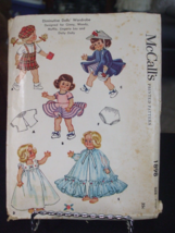 Vintage McCall&#39;s 1898 Diminutive Doll Clothes Pattern - Fits Size 7&quot; to ... - $16.18