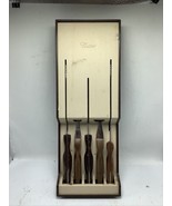 VINTAGE CUTCO LOT OF 5 KNIVES Fork 1724 26 1729 27 23 &amp; WHITE WALL PLAQU... - $101.69 CAD