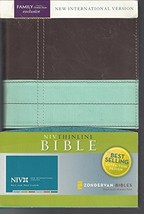 Niv Thinline Bible, Italian Duotone Seaglass/Chocolate, Extra-Thin Design [Unkno - £35.13 GBP