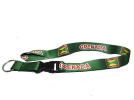 Grenada Country Flag Key Holder with Detachable Key Ring 32&quot; - £6.20 GBP