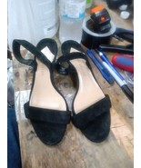 Tamara Mellon Savoye Black Suede Kitten Heel EU 37.5 US 8,  7000 - €49,68 EUR