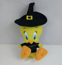 Vintage 1998 Ace Looney Tunes Witch Tweety Bird 9&quot; Collectible Plush - £9.85 GBP